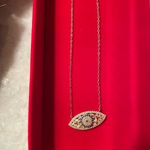 Evil eye necklace! Gold plated 👁